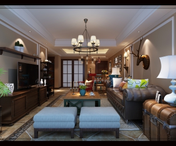 American Style A Living Room-ID:935892527