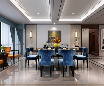 New Chinese Style Dining Room-ID:844435369