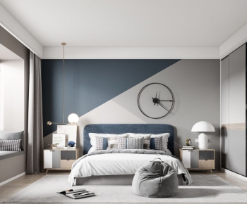 Nordic Style Bedroom-ID:439241736