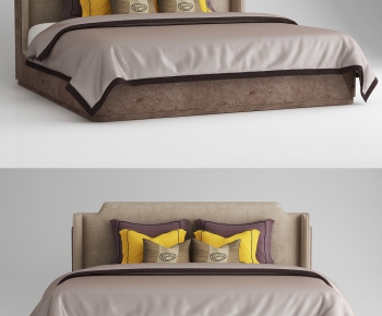 Hong Kong Style Double Bed-ID:946364428