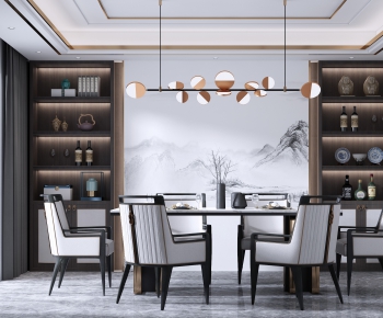 New Chinese Style Dining Room-ID:268261567