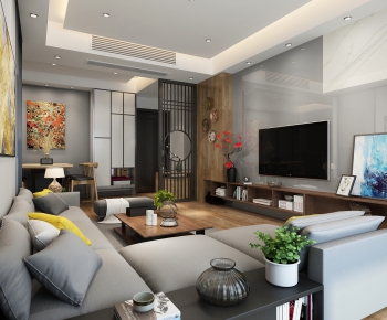 Modern A Living Room-ID:135228986