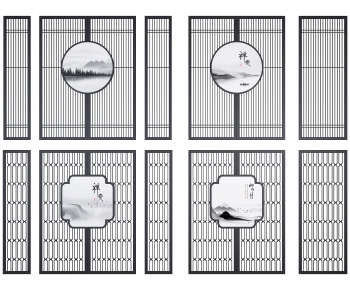 New Chinese Style Partition-ID:393266681