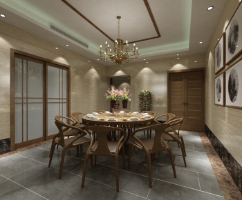 New Chinese Style Dining Room-ID:293445461