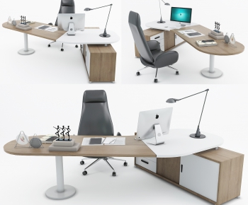 Modern Manager's Desk-ID:820348558