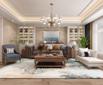 American Style A Living Room-ID:679431983