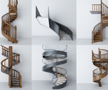 Modern Rotating Staircase-ID:519285242