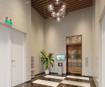 Modern Corridor/elevator Hall-ID:478260828