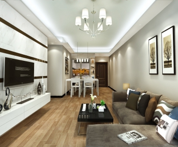 Modern A Living Room-ID:373474368