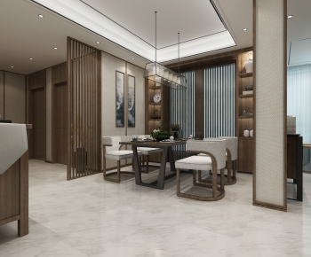 New Chinese Style Dining Room-ID:145259869