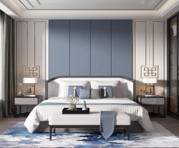 New Chinese Style Bedroom-ID:183476483