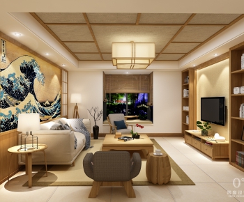 Japanese Style A Living Room-ID:242878539