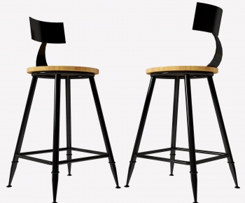 Industrial Style Bar Chair-ID:887914529