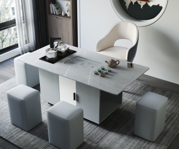 Modern Computer Desk And Chair-ID:495704187