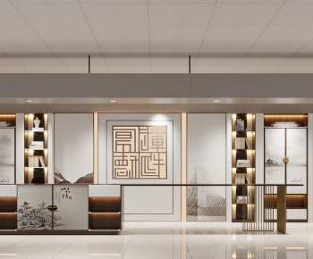 New Chinese Style Lobby Hall-ID:646359179