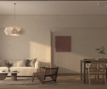 Wabi-sabi Style A Living Room-ID:211058151