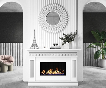 Simple European Style Fireplace-ID:166518723