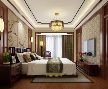 Chinese Style Bedroom-ID:364320219