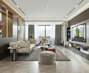 Modern A Living Room-ID:832492853