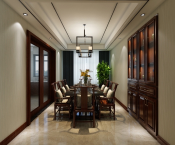 New Chinese Style Dining Room-ID:406465774