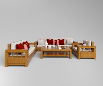 Chinese Style Sofa Combination-ID:552286654