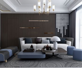 Modern A Living Room-ID:233188434