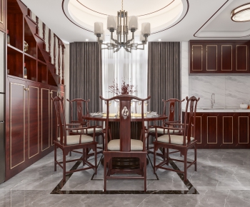 New Chinese Style Dining Room-ID:400180932