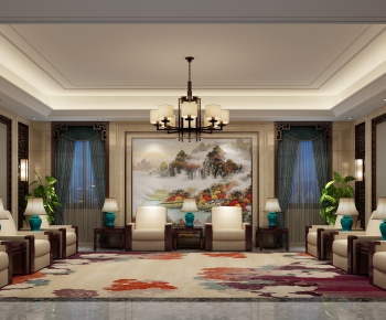 New Chinese Style Reception Room-ID:712192616