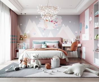 Nordic Style Girl's Room Daughter's Room-ID:306340636