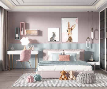 Nordic Style Girl's Room Daughter's Room-ID:788047247