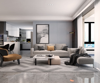 Modern A Living Room-ID:422405124