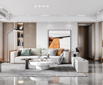 Modern A Living Room-ID:347886954