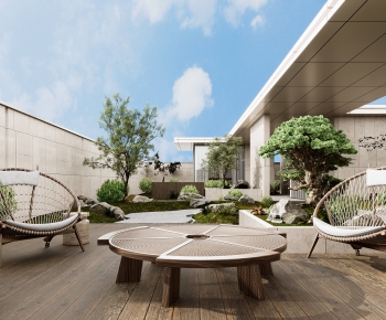 New Chinese Style Courtyard/landscape-ID:261770336