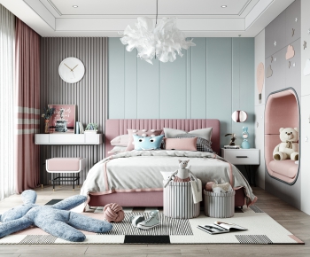 Nordic Style Girl's Room Daughter's Room-ID:321676338