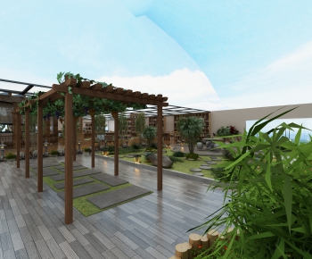 New Chinese Style Courtyard/landscape-ID:669388619