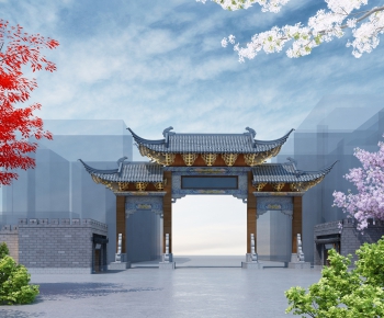 Chinese Style Building Component-ID:169273792