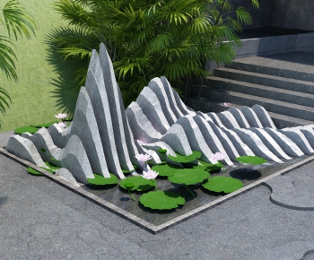 New Chinese Style Garden-ID:405460221