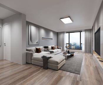 Modern A Living Room-ID:692960856