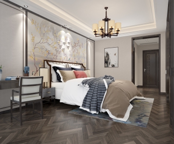 New Chinese Style Bedroom-ID:359591982