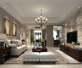 American Style A Living Room-ID:716690557