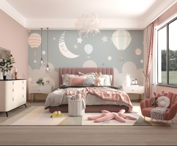 Modern Girl's Room Daughter's Room-ID:770876579