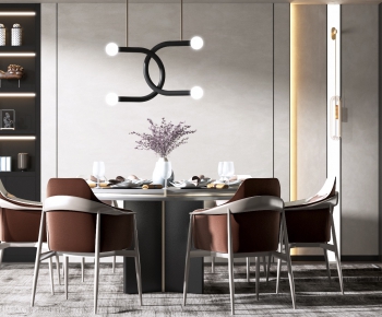 Modern Dining Table And Chairs-ID:543094415