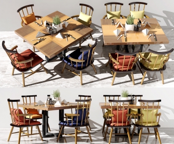Nordic Style Dining Table And Chairs-ID:706244947