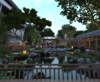 Chinese Style Courtyard/landscape-ID:286233549