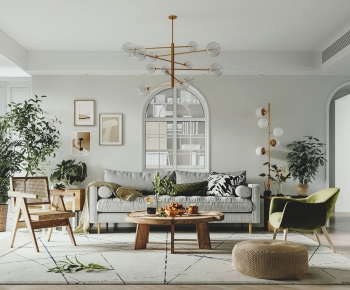 Nordic Style A Living Room-ID:653318183