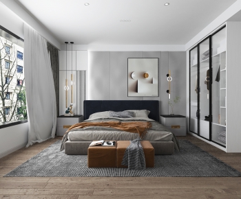 Modern Bedroom-ID:411248218