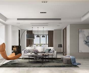 Modern A Living Room-ID:692974615