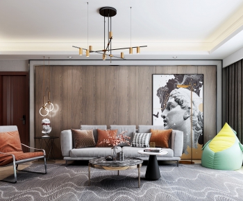 Modern A Living Room-ID:303331816