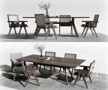 Nordic Style Dining Table And Chairs-ID:975364667