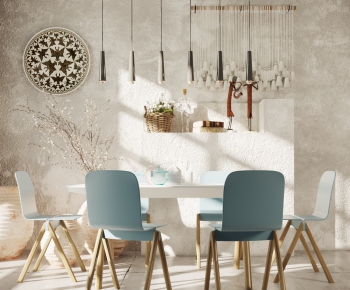 Nordic Style Dining Table And Chairs-ID:146490356